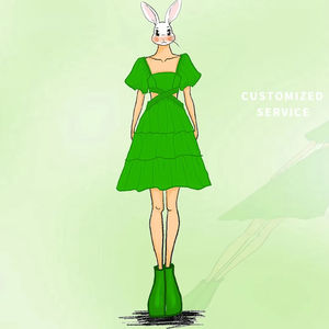 4112 модное женское льняное платье с блестками от производителя одежды - Product Image 5