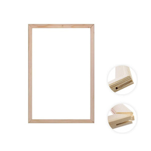 Wholesale Solid Pine Wood Stretcher Bars DIY Inner <b>Frame</b> for Decorative Photo <b>Frame</b> <b>White</b> Black Modern Simple Style H29.5xW21mm - Product Image 1