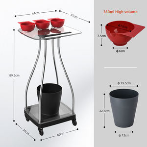 Nieuwe Design Salon Apparatuur Acryl Kapsalon Trolley Salon Haarkleuring Werkwagen - Product Image 4