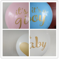 Kit d'arche de ballons en latex imprimés rétro Dauphin Étoile pour fête de révélation du sexe de bébé, Bannières OH Baby, Guirlande à pois, Écharpe décorative et Décoration de gâteau