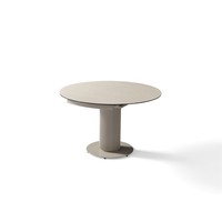 Table à manger extensible noire brillante, plateau ovale aspect marbre brillant, 6-8 places, mobilier de salle à manger moderne et luxueux