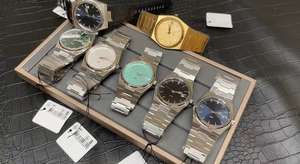 <span class=keywords><strong>Montre</strong></span> PRX à quartz de haute qualité, vente chaude, <span class=keywords><strong>étanche</strong></span> 100 m, bracelet en acier inoxydable, verre saphir, pour homme et <span class=keywords><strong>femme</strong></span> T137410 - Product Image 6