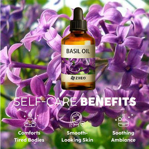 زيت الريحان الطبيعي 100٪ للعلاج بالروائح والعناية بالبشرة والتدليك والشموع والصابون - Product Image 2