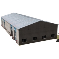 Bâtiment en acier préfabriqué moderne pour garage, abri et entrepôt – Structure en acier
