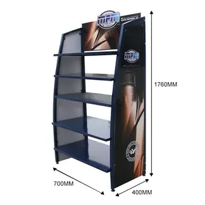 Negozio di Riparazione Auto Lubrificante Olio Essenziale Corpo Del Supporto Detersivo In Metallo Display Scaffali - Product Image 1