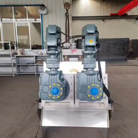 Équipement de déshydratation automatique des boues agricoles industrielles Presse à vis pour système de traitement des eaux usées