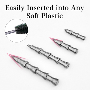 Insert de plomb spécial pour la <span class=keywords><strong>pêche</strong></span> Texas Rig, accessoire de <span class=keywords><strong>leurre</strong></span> pour ver et achigan, Root Lure - Product Image 4