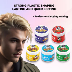 Cire coiffante rétro effet mat 120g pour cheveux crépus, anti-frisottis, non grasse, pour <span class=keywords><strong>coiffure</strong></span> 3D - Product Image 2