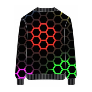 Sudadera con capucha y cuello de manga larga sólida tejida a mano personalizada para hombres y mujeres, informal de talla grande, 100% de algodón polar para invierno - Product Image 5