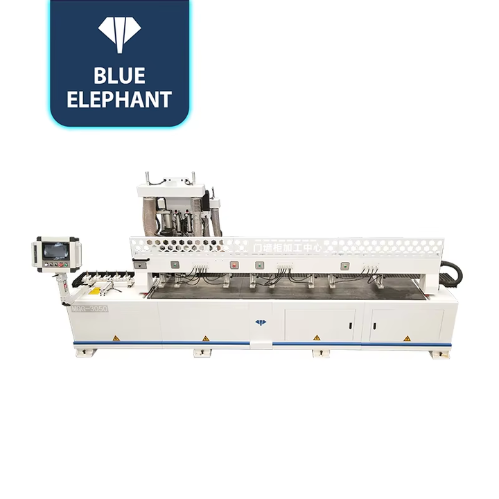 Blue Elephant EM610 Cabinet and Door CNC Drilling Machine with QR Code Wireless Scanner