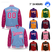 Veste universitaire personnalisée haut de gamme pour homme, manches en cuir, patch en chenille, broderie, veste oversize, streetwear, style universitaire