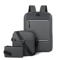 Sac à dos pour ordinateur portable en cuir PU de haute qualité avec logo imprimé, idéal pour l'école, décontracté, imperméable, vente en gros pour hommes