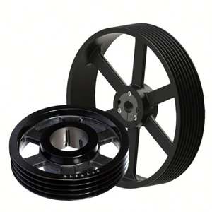 Poulies à courroie trapézoïdale Spz <span class=keywords><strong>Spa</strong></span> Spb Spc Roues à rainure en V 1610 Douille à serrage conique pour poulie en fonte - Product Image 4