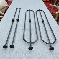 Balustres carrés en fer massif de 9 mm, nouveau design, 890 mm de hauteur, pour rampe d'escalier