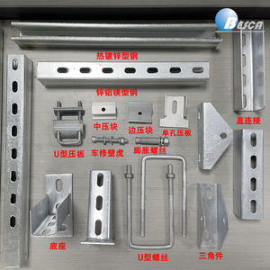 טבל טבל חם מגולוון ערוץ 1 5/8 x1 5/8 עם מחירון ערוץ מחירון - Product Image 1