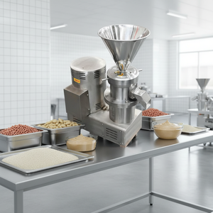 Machine à fabriquer du beurre <span class=keywords><strong>de</strong></span> cacahuètes, machine à moudre les cacahuètes, <span class=keywords><strong>moulin</strong></span> colloïdal, machine à fabriquer du beurre <span class=keywords><strong>de</strong></span> cacahuètes, machine à moudre la confiture et la pâte - Product Image 1