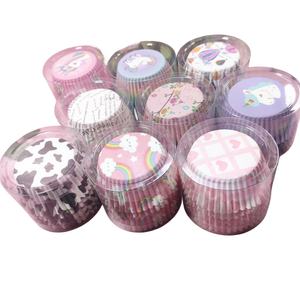 Precio más bajo, papel para magdalenas de grado alimenticio personalizado, taza de papel desechable para magdalenas, revestimientos para pasteles, taza de pastel de papel a prueba de grasa - Product Image 1