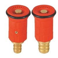 3/4 "& 1" Enrouleur de tuyau d'incendie en laiton Jet/buse de pulvérisation vente chaude pour le marché européen