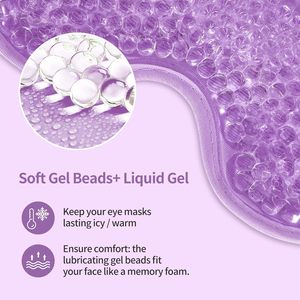 Máscara de <span class=keywords><strong>Gel</strong></span> Reutilizable para Ojos MOEN Cozy, Máscara de Ojos Fría y Caliente Personalizada de PVC para Terapia - Product Image 5