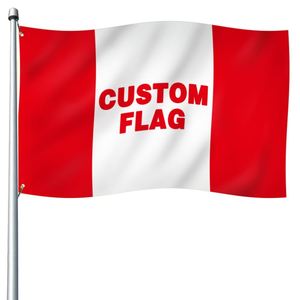 ธงอะลูมิเนียมโพลีเอสเตอร์100D แบบปรับขนาดได้ธงอะลูมิเนียมพิมพ์ลายดิจิตอลแบบแขวน/บินได้ - Product Image 3