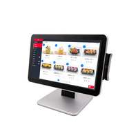TouchDisplays 15,6 "Supermercado Pantalla dual Táctil Pantalla dual Pos Caja registradora