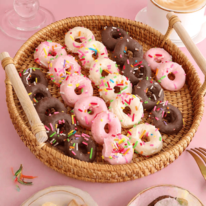 Galletas Redondas con Forma de Donut, Aromáticas y Crujientes, Perfectas para Bocadillos Navideños y Golosinas Festivas - Product Image 3