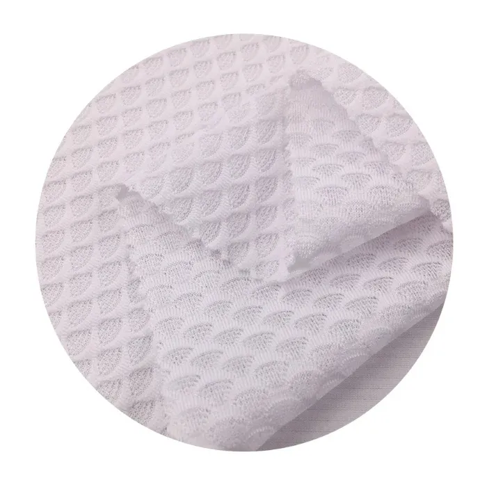 Polyester spandex kumaş 110 g elastik hollow mesh hızlı kuru sürme bisiklet aşınma spor kumaş toptan