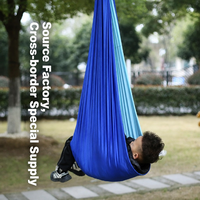 Yueda 5* 2,8 Meter Breite Hochwertiges Nylon Multifunktionales Rutschfestes Flugyoga-Bett Low Stretch Aerial Yoga Hängematte Set