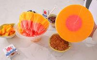 Machine à glace pilée coréenne Machine à raser la glace hawaïenne commerciale