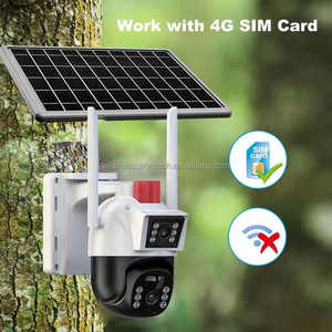 2 ống kính 8MP ngoài trời an ninh máy ảnh mạng năng lượng mặt trời Battery Powered PIR con người phát hiện V380 Pro 4 gam năng lượng mặt trời máy ảnh - Product Image 6