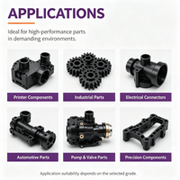 Granulés de plastique technique PPS 65%GF65 à haute dureté et rigidité, qualité moulage par injection, pour applications automobiles et de gestion de l'eau, directement de l'usine
