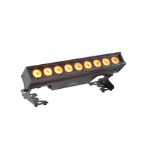 Barre de lumière LED professionnelle GBR-BB915IP, étanche IP65, 9x15W RGBWA UV 6-en-1, DMX512, batterie 13200mAh, pour scène