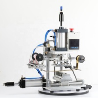 Machine de marquage à chaud pneumatique pour rouge à lèvres, cosmétiques, cylindres en plastique, logo, presse à feuille, bâton rond en bois, machine à tamponner