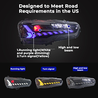Nouveau style conçu pour Mitsubishi Lancer Ex 2008-2018, phare LED, pièces automobiles, clignotant mobile, faisceau de route