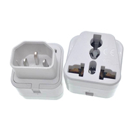 Adaptateur de prise femelle Schuko vers IEC 320 C14, adaptateur de voyage universel pour téléphone portable, AC 100~250V, cuivre, neuf, certifié CE