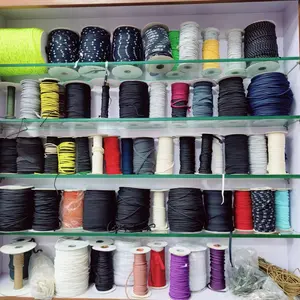 Плетеный цветной вязаный крючком шнур эластичный полиэстер/хлопок/нейлон шнур для одежды