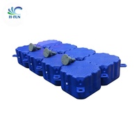 Accessoires de quai flottant pour quai de bateau de ponton flottant à broches internes et externes à assemblage facile