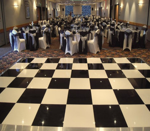 Pisos de Madera Contrachapada para Bodas, Fiestas, Conferencias y Pistas de Baile, de Instalación Rápida, con Borde de Aleación de Aluminio - Product Image 5