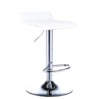 Tabouret de bar pivotant moderne personnalisé en cuir PU, dossier bas, chaise de salle à manger de cuisine avec vérin à gaz réglable pour plus de confort