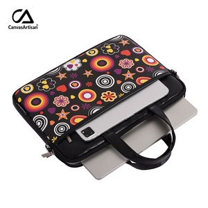 PU Cầm Tay Máy Tính Xách Tay Túi Máy Tính Xách Tay Cặp Túi Máy Tính Xách Tay Không Thấm Nước Túi Máy Tính Xách Tay Tay Áo Với Xử Lý Cho Bề Mặt Cuốn Sách - Product Image 4