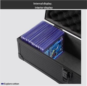 Estuche <span class=keywords><strong>de</strong></span> Almacenamiento Personalizado para Tarjetas P-SA <span class=keywords><strong>BGS</strong></span> <span class=keywords><strong>de</strong></span> 2 a 6 Filas, Marco <span class=keywords><strong>de</strong></span> Aluminio, con Espuma EVA, Estuche Metálico para Tarjetas Coleccionables - Product Image 3