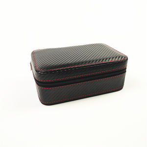 Boîte de verrouillage de téléphone en cuir Faraday noir fait à la main 4G Wifi boîtier de contrôle <span class=keywords><strong>RFID</strong></span> avec Signal NFC et clé d'entrée RMG étui bloqué de Signal de <span class=keywords><strong>voiture</strong></span> - Product Image 2