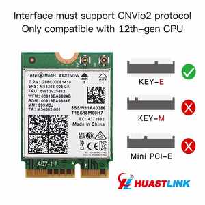 Tarjeta WiFi 6E AX211NGW Original, 802.11ax Tri-Banda <span class=keywords><strong>MU</strong></span>-MIMO, Receptor de Red Interna para <span class=keywords><strong>PC</strong></span> con Windows 10/11 de 64 bits - Product Image 6