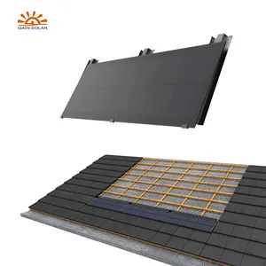 Jiasheng Bipv Automatische Zon Tracking 400W Paneel Zonne-Energie Zonne-Energie Dakpannen Leverancier