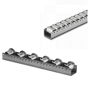 Convoyeur de roue de PE de voies de rouleau portatives très utilisées pour les supports coulissants - Product Image 2