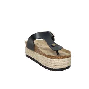 Sandalias Armata Di Mare para Mujer, Negras, Talla 37, Tacón de 5.5 cm, Estilo Espadrille - Product Image 4