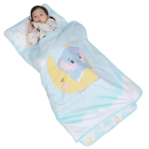 <span class=keywords><strong>Elefante</strong></span> unisex Kid Sleeping Mat Almohada extraíble Dibujos animados Niño Siesta Mat para guardería y preescolar - Product Image 1