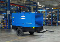 Compresseur d'air diesel mobile 8 bars 6 bars 750 CFM avec moteur diesel Tier 4 et marteau-piqueur