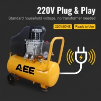 Compresor de Aire Móvil de Alta Presión de 220v y 8 bar, Accionamiento Directo, con Ajustes de Presión Ajustables, para Fabricantes de Metalurgia