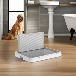 Vente en gros de tapis de pot en plastique pour chien avec déflecteur de pipi pour l'élimination des déchets d'animaux de compagnie pour la formation des toilettes pour chien - Product Image 1